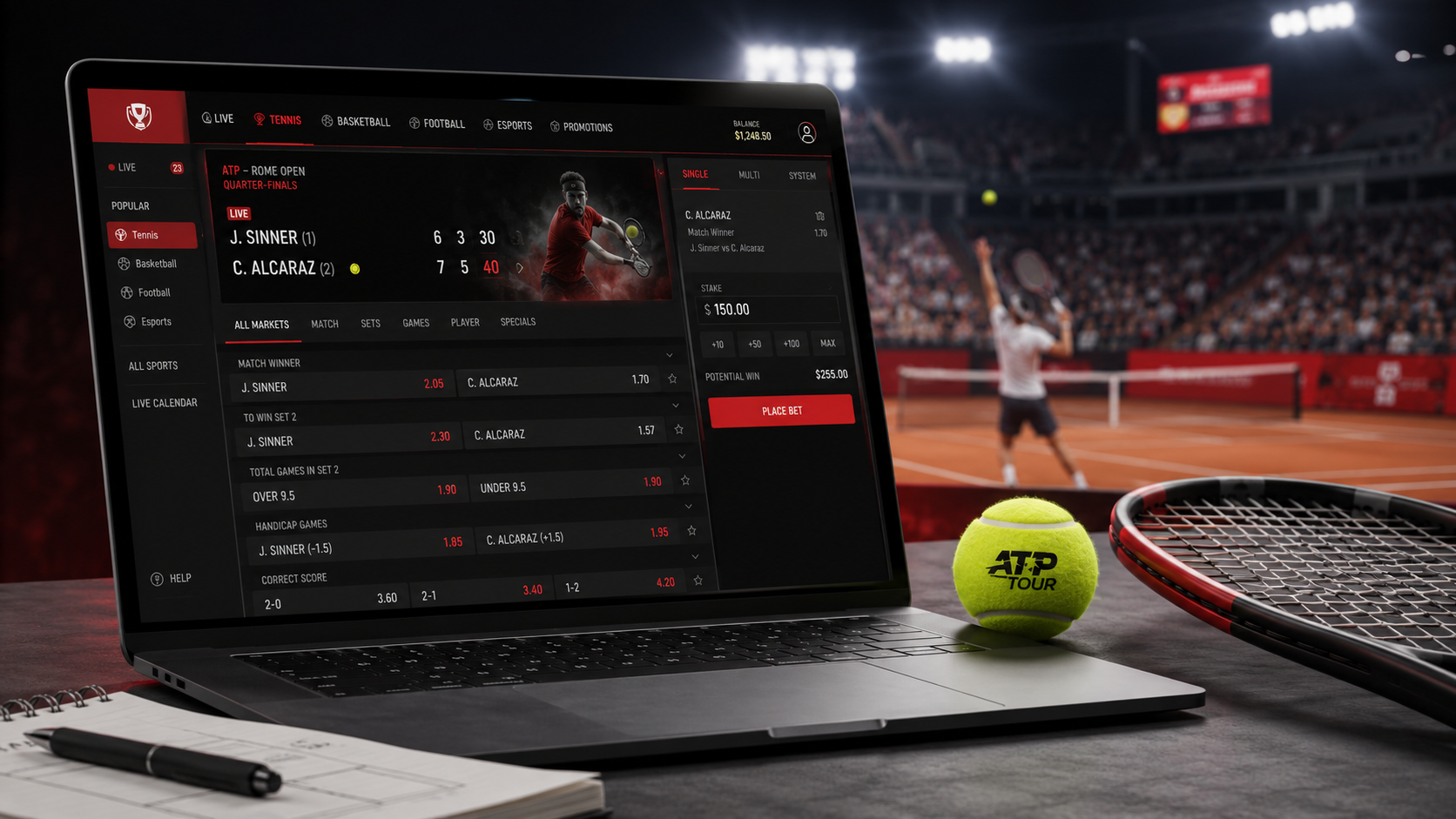5 cosas que debes saber antes de apostar en tenis online