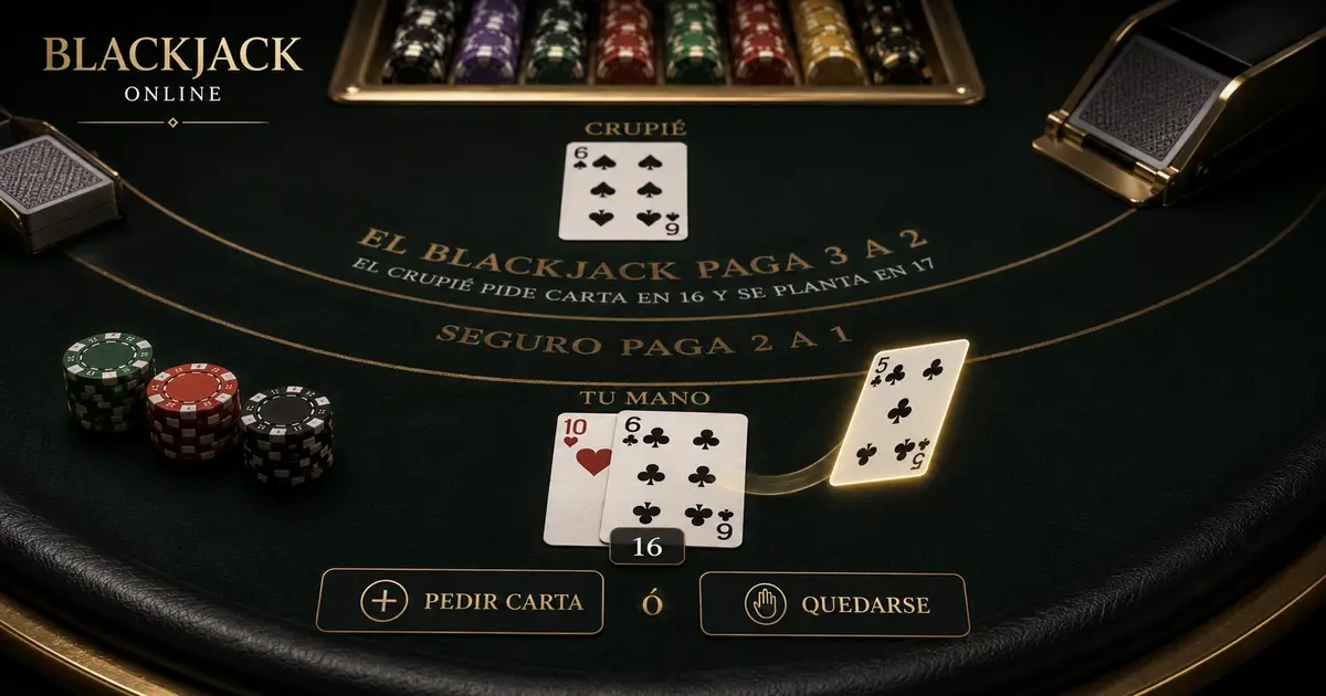 ¿Pedir carta o quedarse? 4 cosas que debes saber del blackjack online