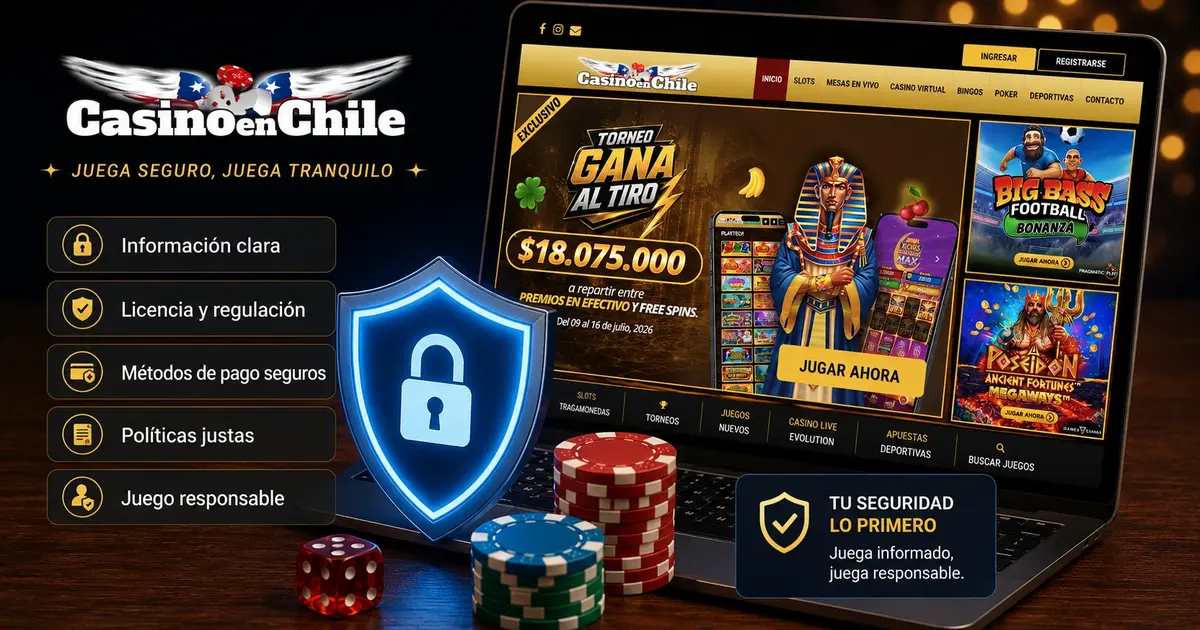 Casino online seguro: 10 cosas que debes revisar antes de registrarte