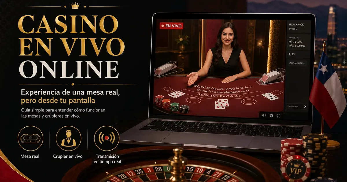 Casino en vivo online: experiencia de una mesa real, pero desde tu pantalla
